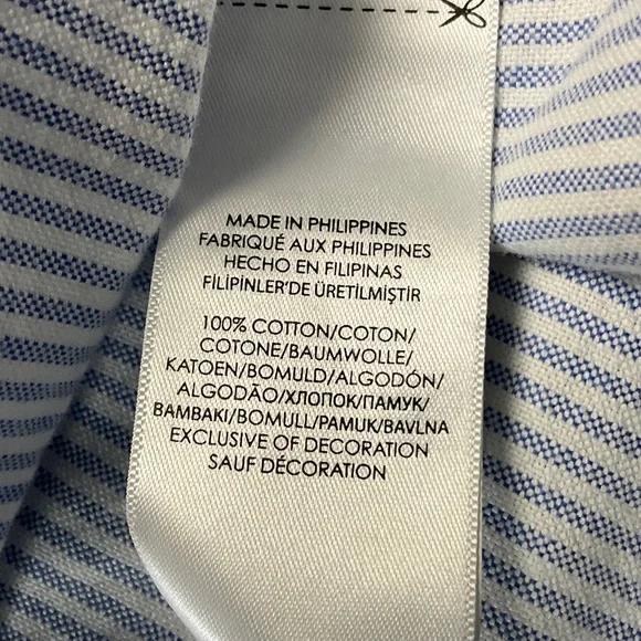 Polo by Ralph Lauren Men's Striped Button-Down Shirt Large - Picture 4 of 9